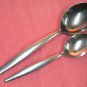 MONTGOMERY WARD MWD 6 MWD6 TEA & SERVING SPOON STAINLESS FLATWARE SILVERWARE