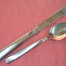 REED & BARTON REGENT TEASPOON & KNIFE HERITAGE MINT STAINLESS FLATWARE SILVERWARE