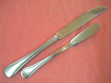 REED & BARTON PIAZZA NAVONNA KNIFE & SPREADER SELECT STAINLESS FLATWARE SILVERWARE