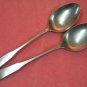 REED & BARTON FIDDLER 2 PLACE SPOONS REBACRAFT STAINLESS FLATWARE SILVERWARE