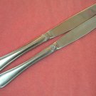 REED & BARTON SOLANGE 2 PLACE KNIVES SELECT STAINLESS FLATWARE SILVERWARE