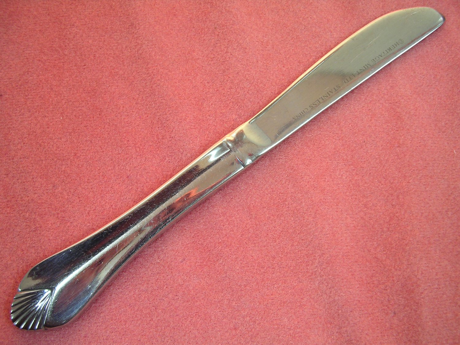 REED & BARTON SPREADER HERITAGE MINT STAINLESS FLATWARE SILVERWARE