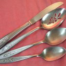 ONEIDA MAYBROOK 4pc LTD SIMEON L & GEORGE H ROGERS STAINLESS FLATWARE SILVERWARE