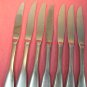 ONEIDA YORKTOWN COLONIAL SQUARE 7 KNIVES SSS STAINLESS FLATWARE SILVERWARE