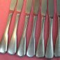 ONEIDA YORKTOWN COLONIAL SQUARE 7 KNIVES SSS STAINLESS FLATWARE SILVERWARE
