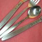 AMEFA TULIP TIME TEASPOON FORK &2 KNIVES HOLLAND STAINLESS FLATWARE SILVERWARE