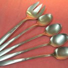 INTERNATIONAL BRENTWOOD GARDEN MANOR 6pc STAINLESS FLATWARE SILVERWARE