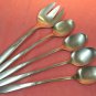 INTERNATIONAL BRENTWOOD GARDEN MANOR 6pc STAINLESS FLATWARE SILVERWARE