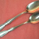 INTERNATIONAL VICTORIAN MANOR CHARMAINE SOUP & TEA SPOONS STAINLESS FLATWARE SILVERWARE