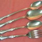 INTERNATIONAL INS 118 INS118 FORK &3 SPOONS SUPERIOR STAINLESS FLATWARE SILVERWARE