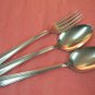INTERNATIONAL BRADFORD PLACE FORK &2 PLACE SPOONS SILCO STAINLESS FLATWARE SILVERWARE