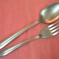 INTERNATIONAL INS 166 INS166 PLACE SPOON & SALAD FORK STAINLESS FLATWARE SILVERWARE