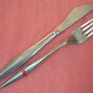 INTERNATIONAL YOUTH PLACE FORK & KNIFE 1847 ROGERS STAINLESS FLATWARE SILVERWARE