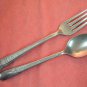 INTERNATIONAL INS 206 INS206 TEASPOON & PLACE FORK SILCO STAINLESS FLATWARE SILVERWARE