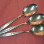 INTERNATIONAL BELLE ISLE 3 PLACE SPOONS STAINLESS FLATWARE SILVERWARE