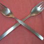 OXFORD HALL BELLPORT SALAD & PLACE FORKS STAINLESS FLATWARE SILVERWARE