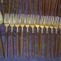 EKCO ETERNA CANOE MUFFIN 42pc STAINLESS STEEL FLATWARE SILVERWARE