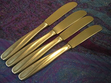 WMF FRASER SERENA (OLD) 4 KNIVES CROMARGEN STAINLESS FLATWARE SILVERWARE