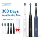 Seago Sonic Electric Toothbrush Choice Dental Care Deep Clean Teeth 360 Days Standby 5 Modes 2 Mins