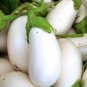 100 PCS Seeds White Eggplant Seeds Aubergine Solanum Melongena Vegetables