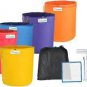 2 PCS Seeds Herbal Extractor Kit 5 Gallon Bubble Bags Filter Canvas