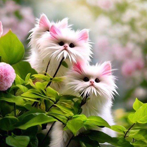Pink White Fluffy Cat'S Eye Flowers Floral Planting 50 Authentic Seeds Fresh Garden