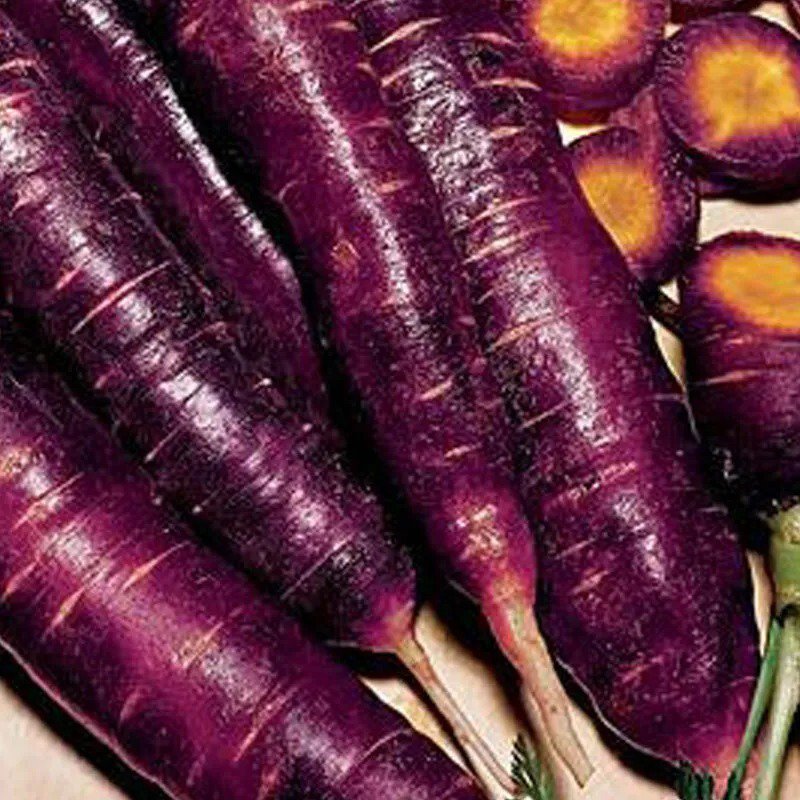 Fresh Usa 1/4Oz 5000 Dragon Purple Carrot Seedsgreat Autumn Crop Garden