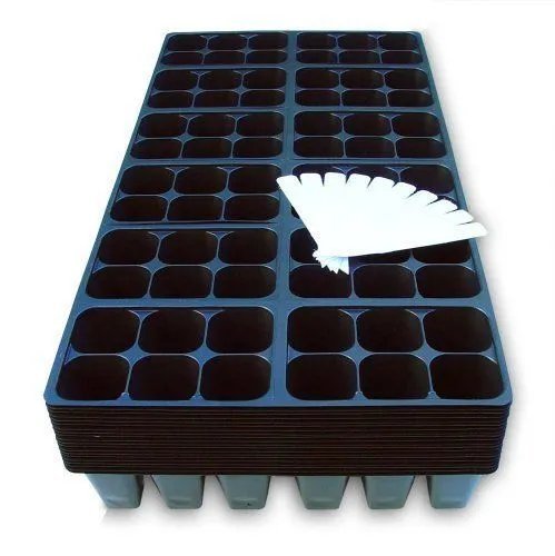 Seed Starter Trays 1440 Cells: (240 Trays) Plus 10 Plant Labels Germination Garden