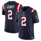 New England Patriots 2 Ashton Jeanty Navy Stitched Jersey