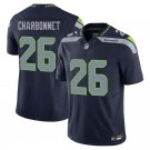 Seattle Seahawks #26 Zach Charbonnet Navy Limited Stitched Jersey