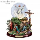 "Visions of Christ" Glitter Globe With Lights And Music