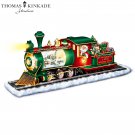 Thomas Kinkade Musical Illuminated Snowglobe Christmas Train