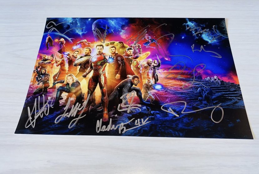 Avengers Infinity War Cast Signed Autographed Photograph Robert Downey