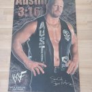 WWF Stone Cold Steve Austin Autographed Hard Wood Poster Board Limited Edition