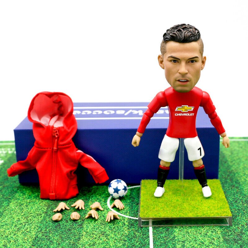 MESSI RONALDO CR7 Action Figure Football Model Toy Gift Doll Kids NEW ...