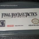 Final Fantasy Tactics Advance GBA Video Game Boy Advance Nintendo