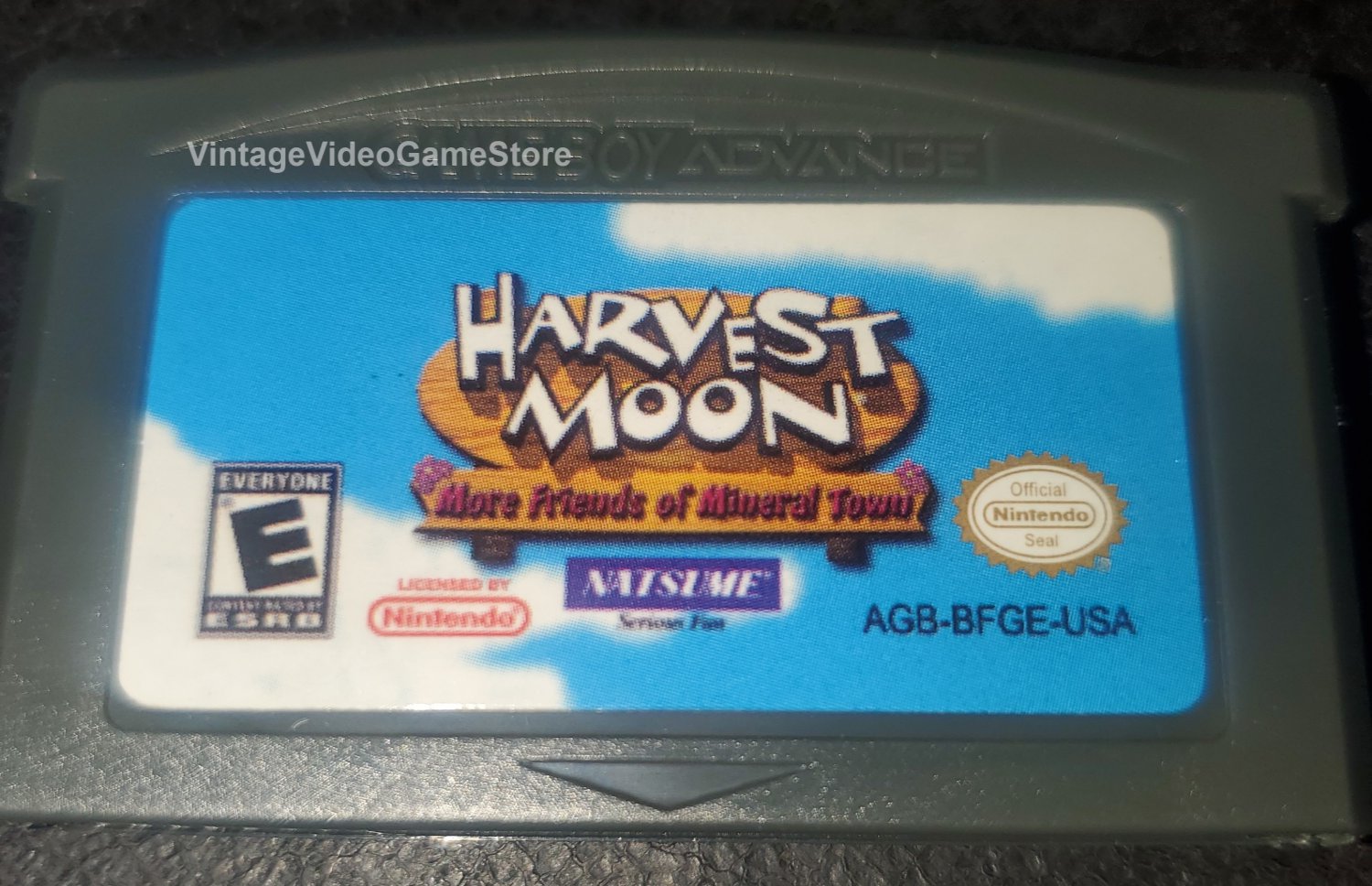 Harvest Moon More Friends of Mineral Town GBA Video Game Boy Advance Nintendo