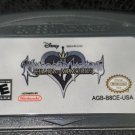 Kingdom Hearts Chain of Memories GBA Video Game Boy Advance Nintendo