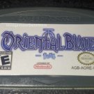 Oriental Blue GBA Video Game Boy Advance Nintendo