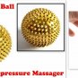 2 x Golden Magnetic Palm Acupressure Needle Ball for Massages-Magnetic Therapy