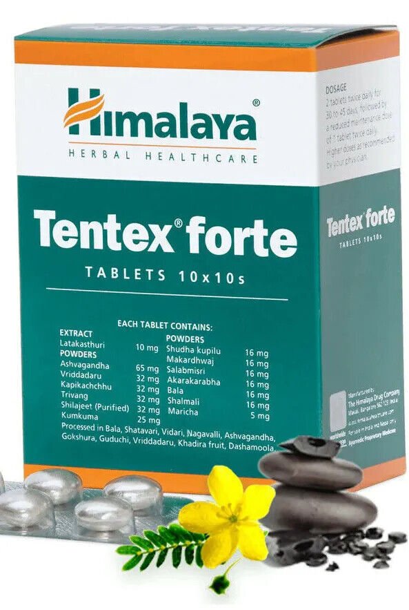Himalaya TENTEX FORTE Select Tablets For Sexual Vitality | FREE SHIPPING