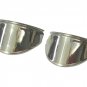 Vespa Lambretta Universal 4" Inch Spot Light Peak Set Of 2 Peaks Chromed