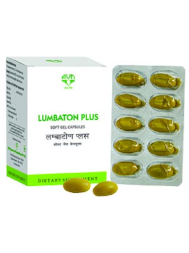 AVN Lumbaton Plus Sg 60 Capsules Ayurvedic Medicine Fast Shipping