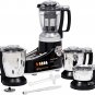 Panasonic AC MX-AC400 Mixer Grinder, 550W, 4 Jar, 220-V (Black) Free Postage