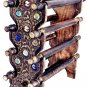 Wooden Bangle Stand 10 Tier Bar Bangle Jewelry Holder Stand Bracelet Stand