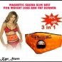 Magnetic Sauna Belt Fat Burner Vibrate Massager Slim Waist Belly Weight Loss Kit
