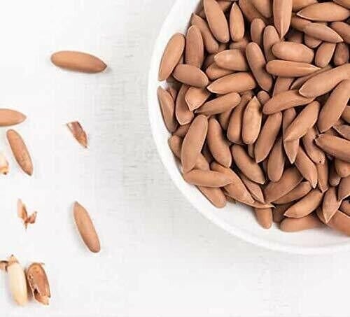 Indian Natural Pine Nuts With Shell Chilgoza Inshell Dry Fruit Pine Seeds 200gm