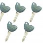 VESPA LX 125 Blank Keys Number 298934-573426(PIAGGIO)WITHOUT CHIP SYSTEM (5)(EM)