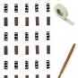 Sujok Acupressure 6 Star Cluster Bar Magnets (30nos), Slim Jimmy, Tape, Rings