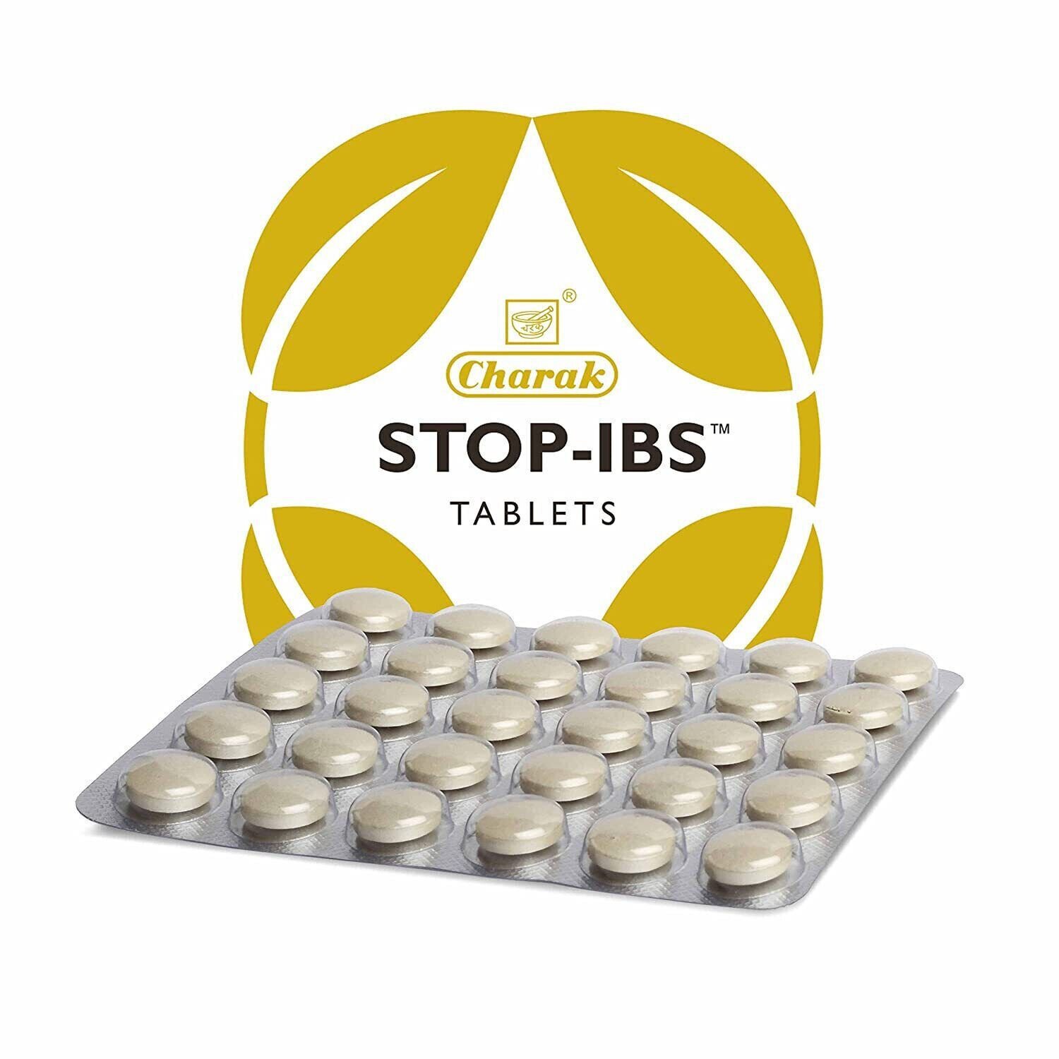 Charak Ayurvedic Stop-IBS Tablet For Digestive System - 30 Tablets